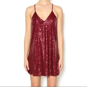 LUSH Sequin mini dress